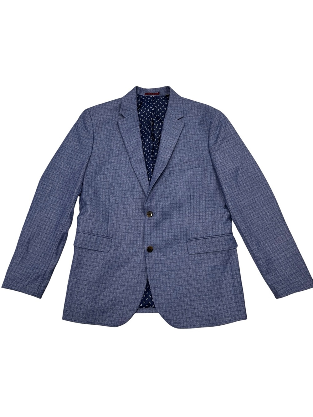 Johnston & Murphy Blue Blazer Men’s M Slim Fit Stretch Sport Coat Double Vent